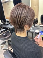 バッカ 横浜桜木町店(BACCA)&nbsp;ミニボブ　ショートボブ　耳かけ　前髪あり