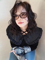 トナリ(tonari)&nbsp;暗髪グレージュ ニュアンスパーマ ミディアム【鹿児島中央】