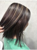 コントラストハイライト/葛西/ブリーチ/ハイライト/髪質改善