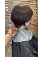 桃の木 ヘアー(桃の木 hair) オイルを付けるだけで決まるショートです♪