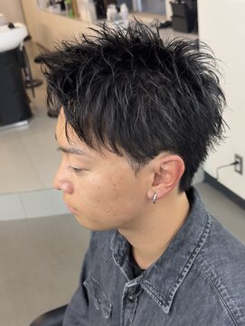 プルーブトウキョウ 渋谷(PROVE TOKYO) 爽やかメンズアップバングショート#渋谷#渋谷駅#メンズサロン