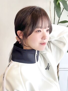 ビューエヒメ(VIEW EHIME) 小顔可愛いレイヤーカット×アッシュカラー20代30代40代