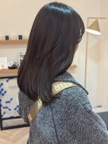 ラフ フロム ガーデン(Laf from GARDEN)&nbsp;ダークアッシュ/ミディアムレイヤーカット/グレージュ/韓国風