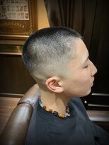レオヘアワークス(LEO HAIR WORKS)&nbsp;坊主スキンフェード　新潟床屋　メンズカット　バーバー　新潟市