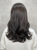 ルノン(LUNON)&nbsp;黒髪クラゲヘアーオリーブグレー小顔ココアベージュ