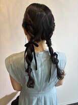 ヘアセット専門サロン by OKINAWA WATABE WEDDING 那覇店 編みおろし