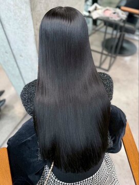 ルート 南堀江(route) 圧倒的ツヤ感♪髪質改善ストレートロング/大人女性/オフィスヘア