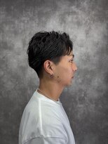 スピン 本八幡(SPIN)&nbsp;MEN’S HAIR/サーフカール/刈り上げセンターパート/本八幡