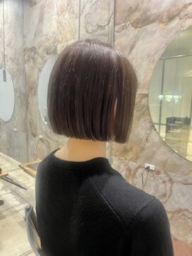 リンドヘアー アンド アイラッシュ(LINDO) 切りっぱなしボブ