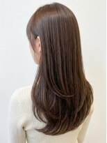 アース オーセンティック 関内店(EARTH Authentic) 髪質改善前くびれロングレイヤーカット透明感カラー