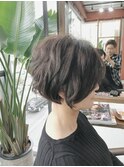 田丸麻紀さん風ラフショートボブ【Ruufus恵比寿渋谷】