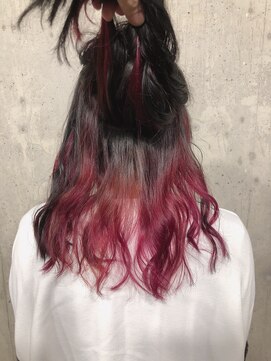 サロンドミルク 原宿(salon de MiLK) ピンクレッド