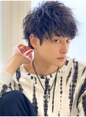 《Agu hair》ソフトツーブロッククセ毛風ツイストパーマ