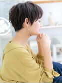 ■ネイビーカラー小顔ショート洗練大人女子51★越谷30代40代50代