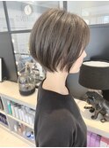女性らしい大人の丸みショートボブ