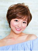 フェミニンショートボブ/20代・30代にオススメショートヘア