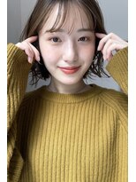 キコ 天神大名西通り店(kico)&nbsp;kico☆ウェットヘア×ショートウルフ×オリーブカラー