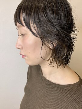 アンソメット 上津店(UN SOMMET) ウルフレイヤーパーマ[UNSOMMET_KAZUMI]