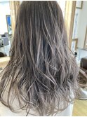 バレイヤージュ×アッシュ