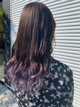 ルシードスタイルアートラッシュ(LUCIDO STYLE ARTRUSH) アメジストヴァイオレット　グラデーションカラー