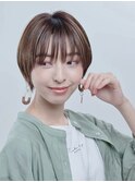 【UNIXみなとみらい】ほめられ大人ショート#小顔#バレイヤージュ