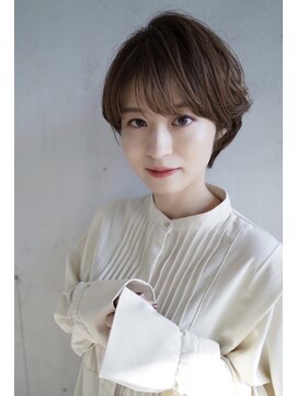 グランアージュ 錦糸町(grandage) 大人可愛いマッシュナチュラル暗髪小顔丸みショートボブ錦糸町