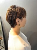 くせ毛ショートボブ