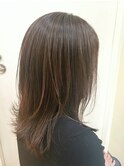 ミディアムレイヤー×キレイめハイライト
