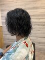アグ ヘアー オーサム 吉田店(Agu hair awesome) 前上がりミディアム×ツイストスパイラルパーマ