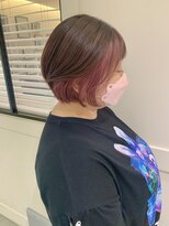 ビーハイブアヴェダ PARCO2店(BEHIVE AVEDA)&nbsp;【BEHIVE　高橋】　ショートボブ系インナーカラー