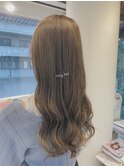 REAL SALON WORK～ロングヘアー/波巻き/オリーブベージュ