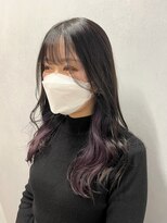 エレナ(elena)&nbsp;インナーカラー×パープル