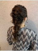 【編みおろし】銀座/銀座駅/早朝/ヘアセット