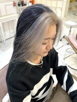 ニューヨーク ニューヨーク 河原町オーパ店(NYNY)&nbsp;フェイスフレーミングインナーカラーホワイトベージュ