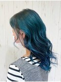 アウターカラー　ブルーグリーン