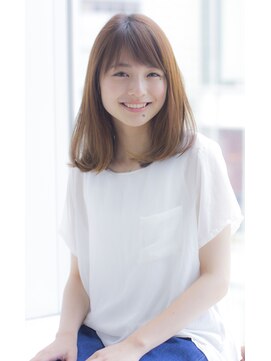 ラフ フロム ガーデン(Laf from GARDEN) 寺尾拓巳　大人かわいいラベンダーベージュストレートミディアム