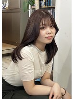 サロン ド ビカ(Salon de bika)&nbsp;大人可愛い夏カラー艶感ラベンダーピンクブラウン