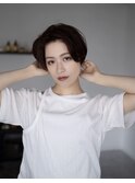 大人可愛い◎20代30代40代◎ハンサムショート、小顔ショート