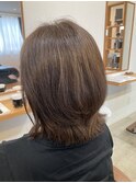 【harurara hair大分/明野】ミディアムボブ×アッシュベージュ