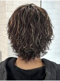 サーフカールウルフパーママッシュパーマツーブロックスパイラル