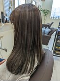 白髪ぼかしハイライト