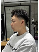 メッツ 原宿(METS)&nbsp;MEN'S HAIR/スキンフェード×ピンパーマ／漢髪／爽やか