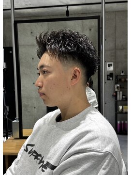 メッツ 原宿(METS) MEN'S HAIR/スキンフェード×ピンパーマ/漢髪/爽やか