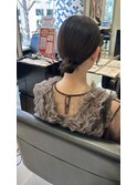 シンプルお団子アレンジ