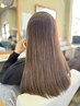 【艶カラー】カット+髪質改善カラー+Aujuaトリートメント ￥21,120→￥19,000