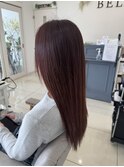 ブリーチなしダブルカラー/ボルドーカラー
