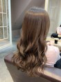 オーブ ヘアー ミュウ 光の森 熊本2号店(AUBE HAIR meu) 赤みを抑えたオリーブベージュ