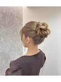 ヘアセット☆ふんわりボリュームお団子