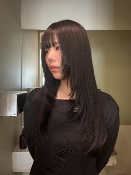 ユーリ(JUURI) ブルーブラック/レイヤーカット