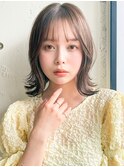 サイドバングくびれヘアモテ髪うる艶髪シースルーバング艶感